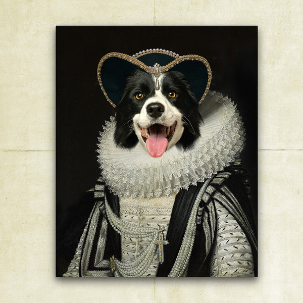 Custom pet portraits, dog portrait, regal pet, cat, dog
